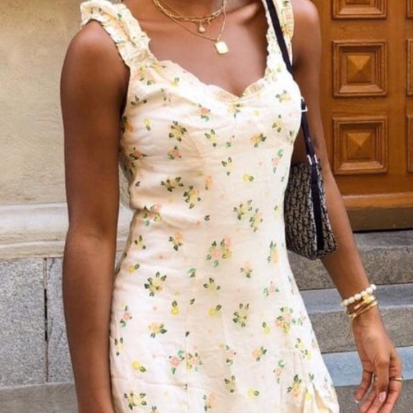 Free People Like a Lady Printed Mini Dress